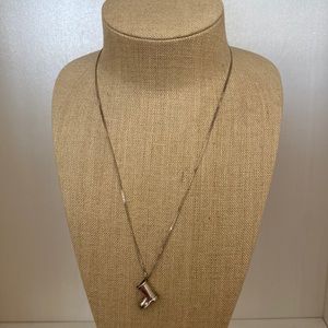 20 inch long, Italian silver chain with silver boot pendant